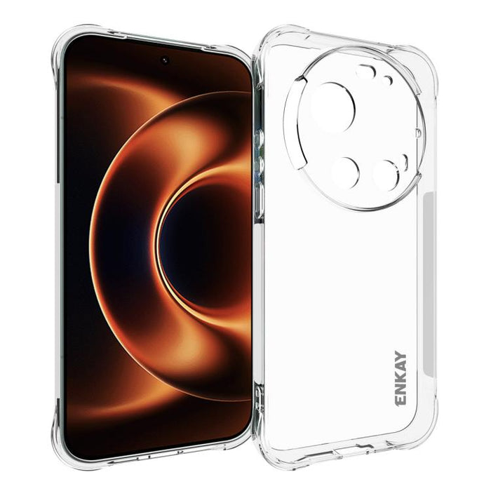 ENKAY Hat-Prince Funda transparente de TPU a prueba de golpes para teléfono, For Xiaomi 17T Pro5G, For Redmi 15a 5G, For Xiaomi 17T, For Xiaomi 17 Ultra, For Redmi Note 15 Pro 4G Global 163.2mm, For Redmi K90, For Redmi K90 Pro Max                     ...