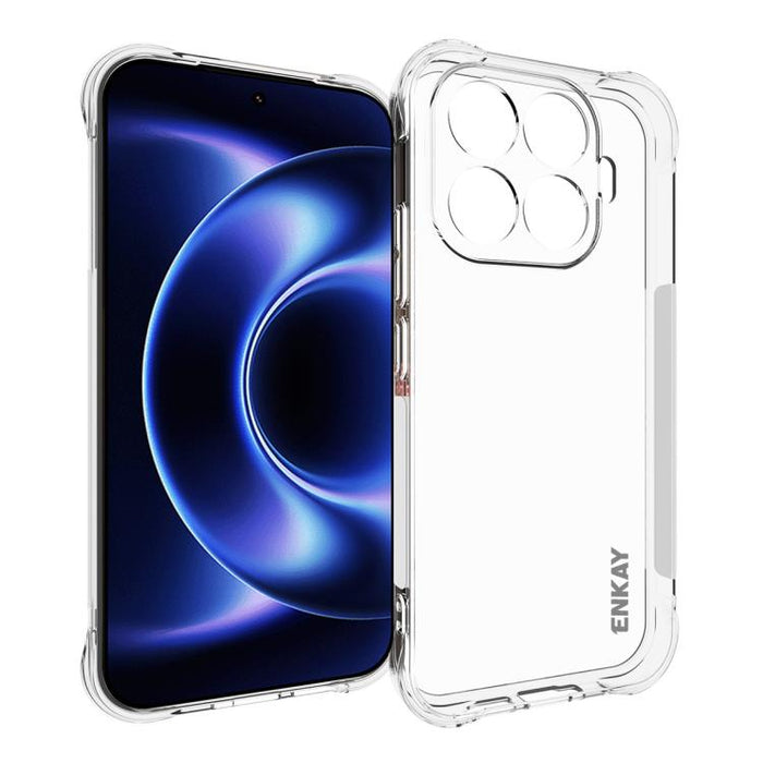 ENKAY Hat-Prince Funda transparente de TPU a prueba de golpes para teléfono, For Xiaomi 17T Pro5G, For Redmi 15a 5G, For Xiaomi 17T, For Xiaomi 17 Ultra, For Redmi Note 15 Pro 4G Global 163.2mm, For Redmi K90, For Redmi K90 Pro Max                     ...