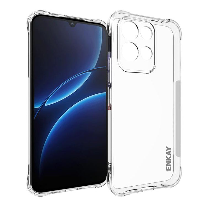 ENKAY Hat-Prince Funda transparente de TPU a prueba de golpes para teléfono, For Xiaomi 17T Pro5G, For Redmi 15a 5G, For Xiaomi 17T, For Xiaomi 17 Ultra, For Redmi Note 15 Pro 4G Global 163.2mm, For Redmi K90, For Redmi K90 Pro Max                     ...