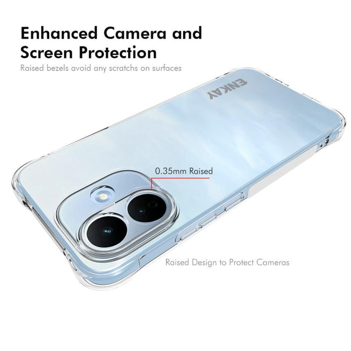 ENKAY Hat-Prince Funda transparente de TPU a prueba de golpes para teléfono, For Xiaomi 17T Pro5G, For Redmi 15a 5G, For Xiaomi 17T, For Xiaomi 17 Ultra, For Redmi Note 15 Pro 4G Global 163.2mm, For Redmi K90, For Redmi K90 Pro Max                     ...