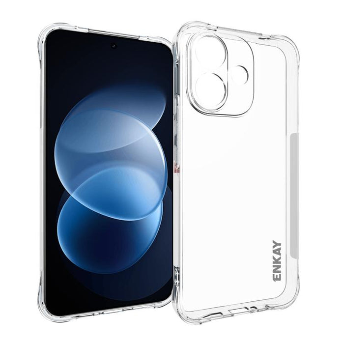 ENKAY Hat-Prince Funda transparente de TPU a prueba de golpes para teléfono, For Xiaomi 17T Pro5G, For Redmi 15a 5G, For Xiaomi 17T, For Xiaomi 17 Ultra, For Redmi Note 15 Pro 4G Global 163.2mm, For Redmi K90, For Redmi K90 Pro Max                     ...