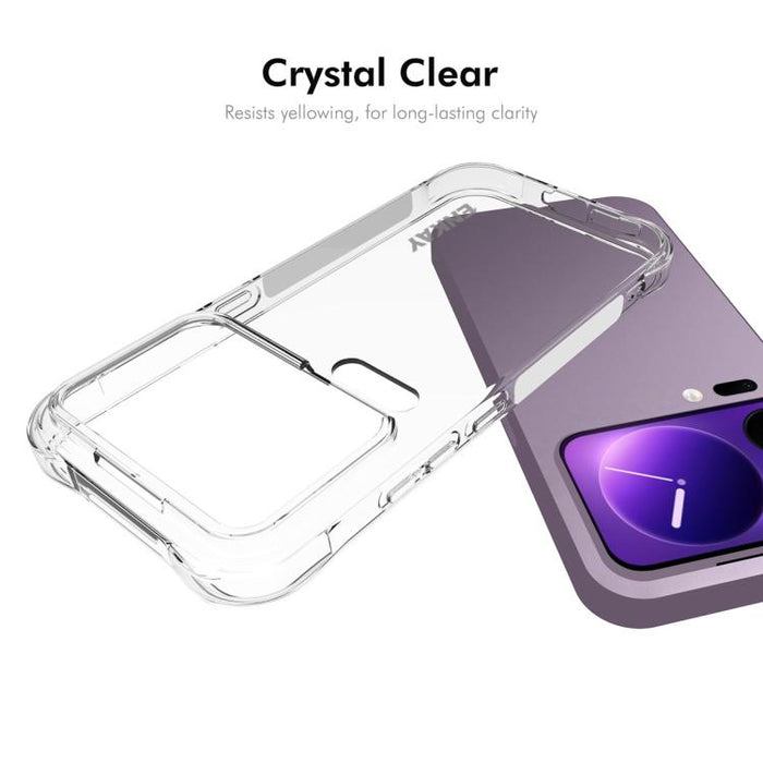 ENKAY Hat-Prince Funda transparente de TPU a prueba de golpes para teléfono, For Xiaomi 17T Pro5G, For Redmi 15a 5G, For Xiaomi 17T, For Xiaomi 17 Ultra, For Redmi Note 15 Pro 4G Global 163.2mm, For Redmi K90, For Redmi K90 Pro Max                     ...