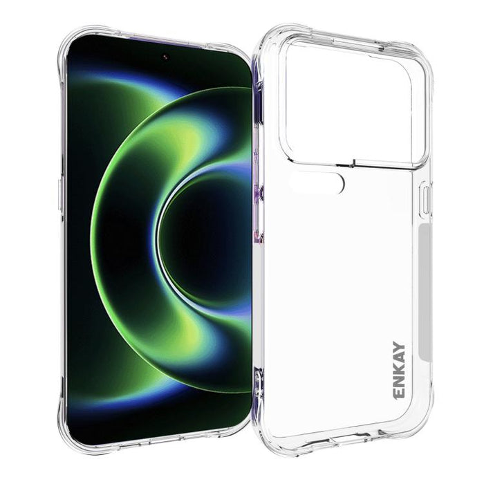 ENKAY Hat-Prince Funda transparente de TPU a prueba de golpes para teléfono, For Xiaomi 17T Pro5G, For Redmi 15a 5G, For Xiaomi 17T, For Xiaomi 17 Ultra, For Redmi Note 15 Pro 4G Global 163.2mm, For Redmi K90, For Redmi K90 Pro Max                     ...