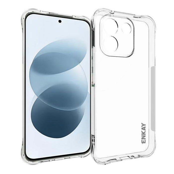 ENKAY Hat-Prince Funda transparente de TPU a prueba de golpes para teléfono, For Xiaomi 17T Pro5G, For Redmi 15a 5G, For Xiaomi 17T, For Xiaomi 17 Ultra, For Redmi Note 15 Pro 4G Global 163.2mm, For Redmi K90, For Redmi K90 Pro Max                     ...