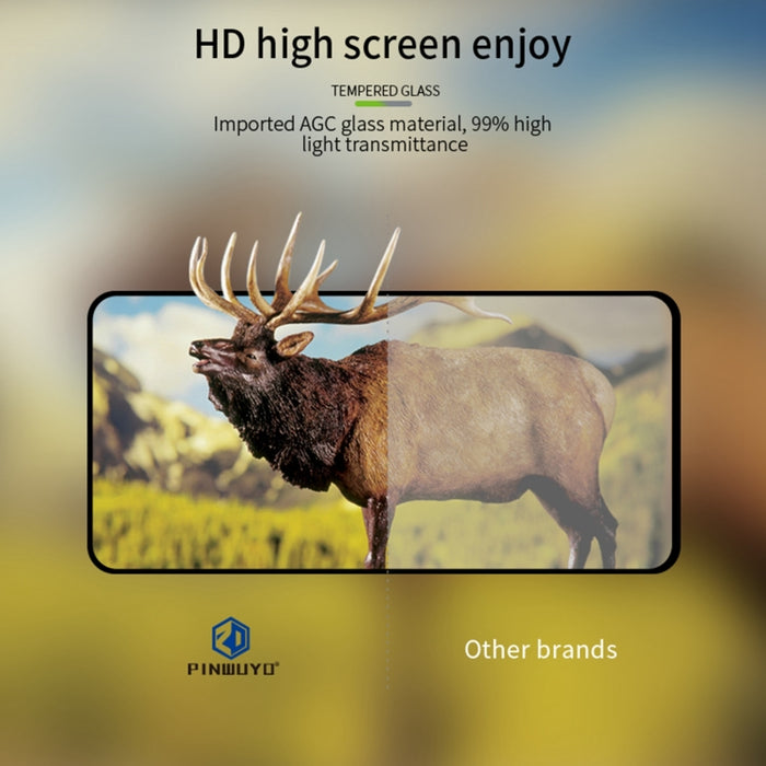 PINWUYO 9H 2.5D Película de vidrio templado de pantalla completa, For Xiaomi Poco F5, For Xiaomi Poco F5 Pro