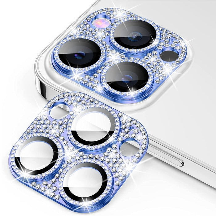 Para iPhone 12 Pro Max ENKAY Hat-Prince Blink Diamond Lente de cámara Película de vidrio templado de aleación de aluminio, For iPhone 12 Pro Max