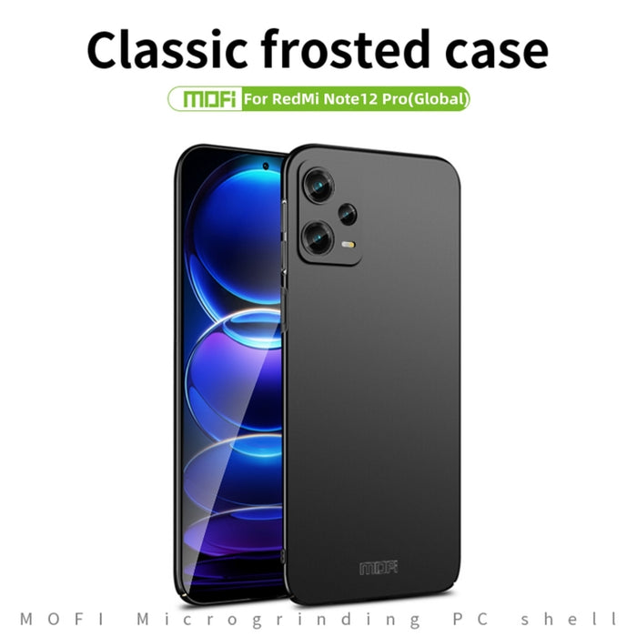 Estuche rígido ultrafino para teléfono MOFI Frosted PC, For Xiaomi Redmi Note 12 Turbo 5G, For Xiaomi Redmi Note 12S, For Xiaomi Redmi Note 12 Pro 5G Global, For Xiaomi Redmi Note 12 5G Global