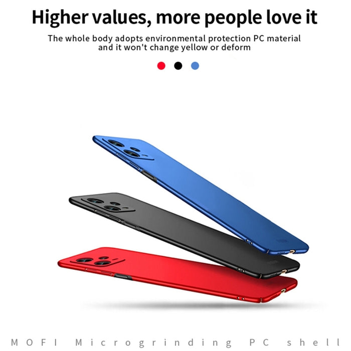 Estuche rígido ultrafino para teléfono MOFI Frosted PC, For Xiaomi Redmi Note 12 Turbo 5G, For Xiaomi Redmi Note 12S, For Xiaomi Redmi Note 12 Pro 5G Global, For Xiaomi Redmi Note 12 5G Global