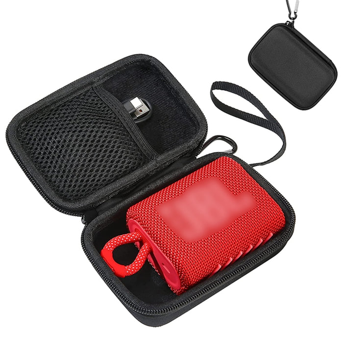 Para altavoz JBL GO3, bolsa protectora de carcasa dura EVA para viajes al aire libre, caja de almacenamiento portátil