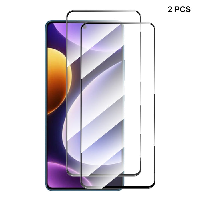 Para Xiaomi Poco F5 / Redmi Note 12 Turbo ENKAY Pegamento completo Película de vidrio templado de aluminio y silicio, For Xiaomi Poco F5(1pc), For Xiaomi Poco F5(2pcs), For Xiaomi Poco F5(5pcs), For Xiaomi Poco F5(10pcs)