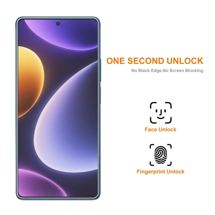 Para Xiaomi Poco F5 / Redmi Note 12 Turbo ENKAY 0.26mm 9H 2.5D Alta película de vidrio templado de aluminio y silicio, 1pc, 2pcs, 5pcs, 10pcs
