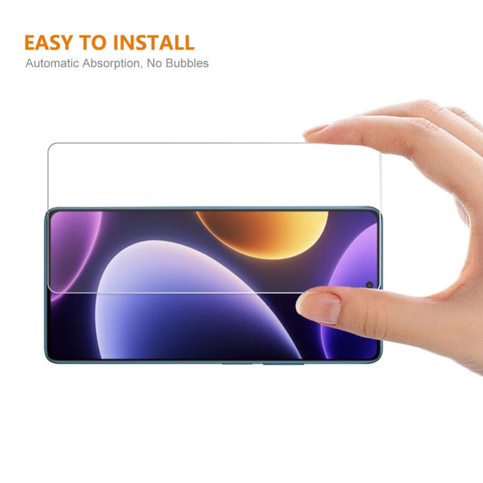 Para Xiaomi Poco F5 / Redmi Note 12 Turbo ENKAY 0.26mm 9H 2.5D Alta película de vidrio templado de aluminio y silicio, 1pc, 2pcs, 5pcs, 10pcs