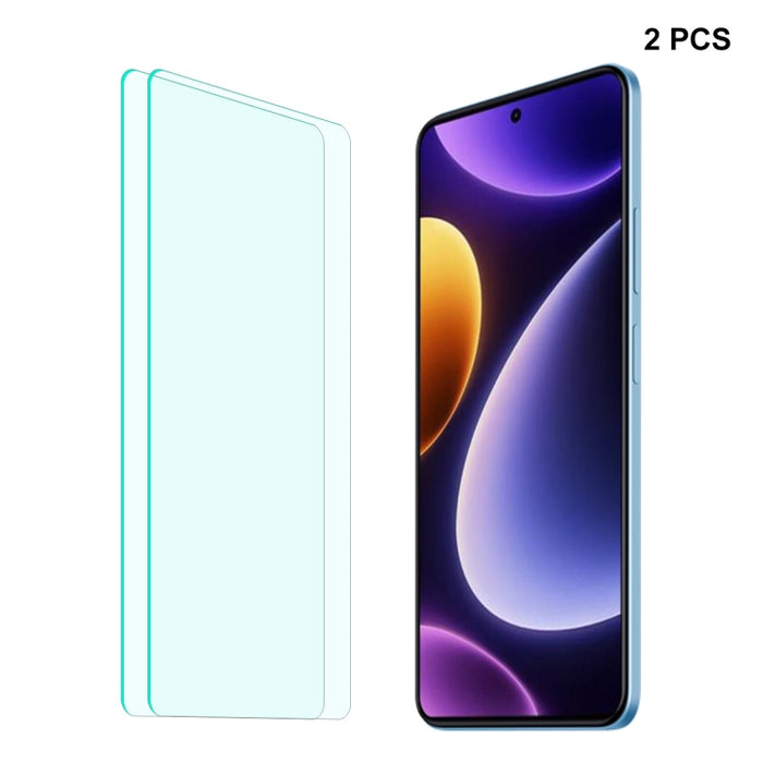 Para Xiaomi Poco F5 / Redmi Note 12 Turbo ENKAY 0.26mm 9H 2.5D Alta película de vidrio templado de aluminio y silicio, 1pc, 2pcs, 5pcs, 10pcs