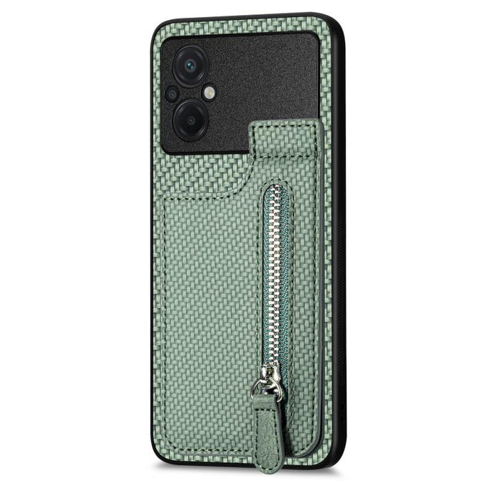Estuche para teléfono con cremallera vertical de fibra de carbono, For Redmi 15C 5G / 4G Glodal 171mm, For Xiaomi 15T, For Redmi K80 Pro / Poco F7 Ultra, For Redmi K80 / Poco F7 Pro, For Redmi Turbo 4, For Xiaomi Poco X7 Pro, For Redmi Note 12 5G      ...