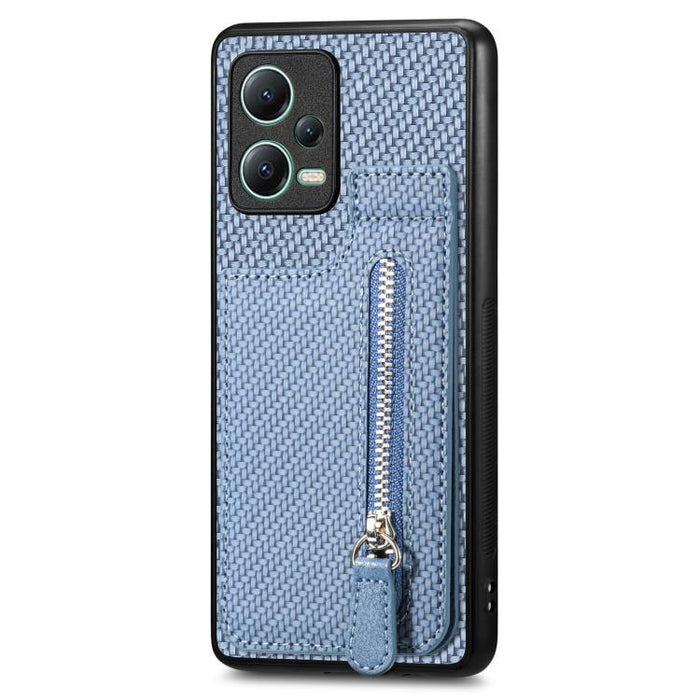 Estuche para teléfono con cremallera vertical de fibra de carbono, For Redmi 15C 5G / 4G Glodal 171mm, For Xiaomi 15T, For Redmi K80 Pro / Poco F7 Ultra, For Redmi K80 / Poco F7 Pro, For Redmi Turbo 4, For Xiaomi Poco X7 Pro, For Redmi Note 12 5G      ...