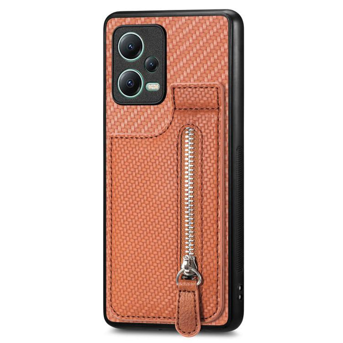 Estuche para teléfono con cremallera vertical de fibra de carbono, For Redmi 15C 5G / 4G Glodal 171mm, For Xiaomi 15T, For Redmi K80 Pro / Poco F7 Ultra, For Redmi K80 / Poco F7 Pro, For Redmi Turbo 4, For Xiaomi Poco X7 Pro, For Redmi Note 12 5G      ...