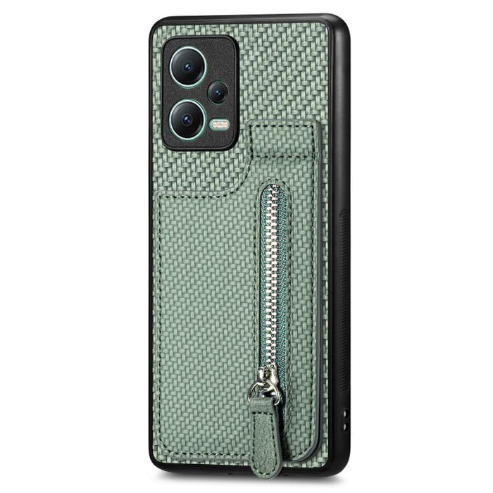Estuche para teléfono con cremallera vertical de fibra de carbono, For Redmi 15C 5G / 4G Glodal 171mm, For Xiaomi 15T, For Redmi K80 Pro / Poco F7 Ultra, For Redmi K80 / Poco F7 Pro, For Redmi Turbo 4, For Xiaomi Poco X7 Pro, For Redmi Note 12 5G      ...