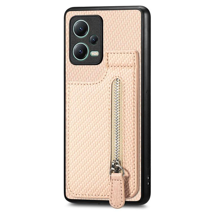 Estuche para teléfono con cremallera vertical de fibra de carbono, For Redmi 15C 5G / 4G Glodal 171mm, For Xiaomi 15T, For Redmi K80 Pro / Poco F7 Ultra, For Redmi K80 / Poco F7 Pro, For Redmi Turbo 4, For Xiaomi Poco X7 Pro, For Redmi Note 12 5G      ...