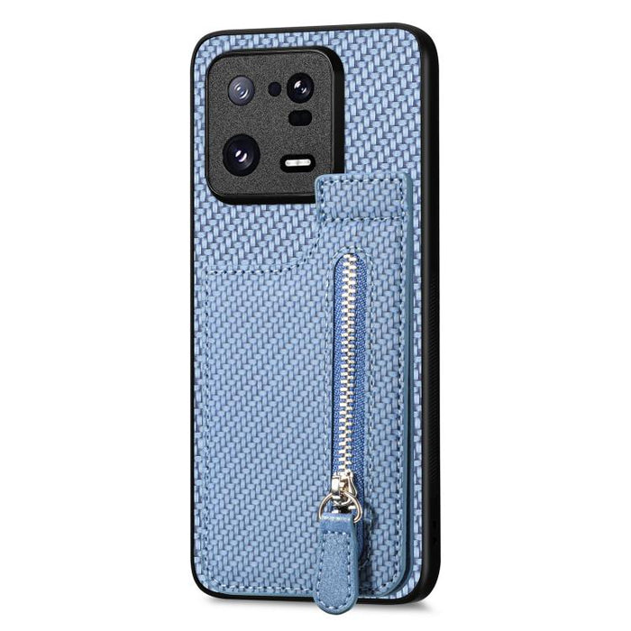 Estuche para teléfono con cremallera vertical de fibra de carbono, For Redmi 15C 5G / 4G Glodal 171mm, For Xiaomi 15T, For Redmi K80 Pro / Poco F7 Ultra, For Redmi K80 / Poco F7 Pro, For Redmi Turbo 4, For Xiaomi Poco X7 Pro, For Redmi Note 12 5G      ...