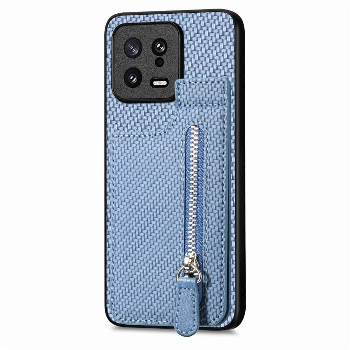 Estuche para teléfono con cremallera vertical de fibra de carbono, For Redmi 15C 5G / 4G Glodal 171mm, For Xiaomi 15T, For Redmi K80 Pro / Poco F7 Ultra, For Redmi K80 / Poco F7 Pro, For Redmi Turbo 4, For Xiaomi Poco X7 Pro, For Redmi Note 12 5G      ...