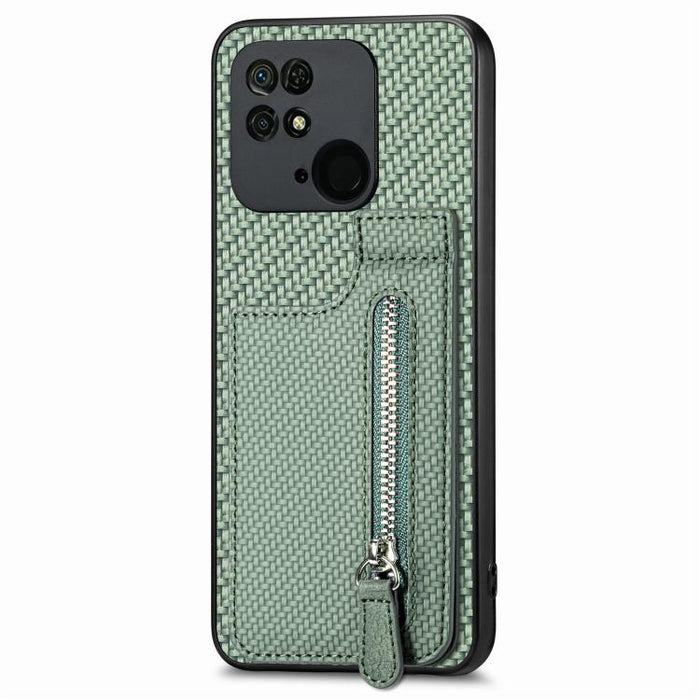 Estuche para teléfono con cremallera vertical de fibra de carbono, For Redmi 15C 5G / 4G Glodal 171mm, For Xiaomi 15T, For Redmi K80 Pro / Poco F7 Ultra, For Redmi K80 / Poco F7 Pro, For Redmi Turbo 4, For Xiaomi Poco X7 Pro, For Redmi Note 12 5G      ...