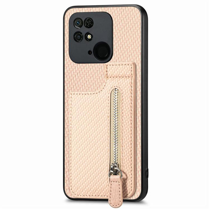 Estuche para teléfono con cremallera vertical de fibra de carbono, For Redmi 15C 5G / 4G Glodal 171mm, For Xiaomi 15T, For Redmi K80 Pro / Poco F7 Ultra, For Redmi K80 / Poco F7 Pro, For Redmi Turbo 4, For Xiaomi Poco X7 Pro, For Redmi Note 12 5G      ...
