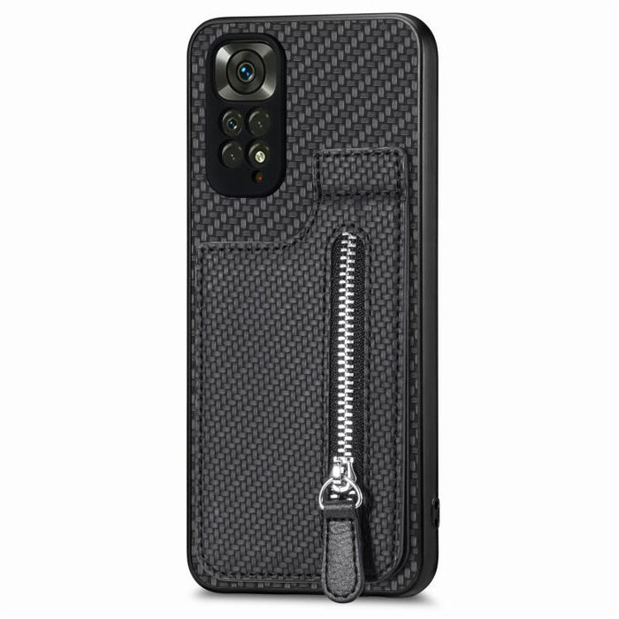 Estuche para teléfono con cremallera vertical de fibra de carbono, For Redmi 15C 5G / 4G Glodal 171mm, For Xiaomi 15T, For Redmi K80 Pro / Poco F7 Ultra, For Redmi K80 / Poco F7 Pro, For Redmi Turbo 4, For Xiaomi Poco X7 Pro, For Redmi Note 12 5G      ...