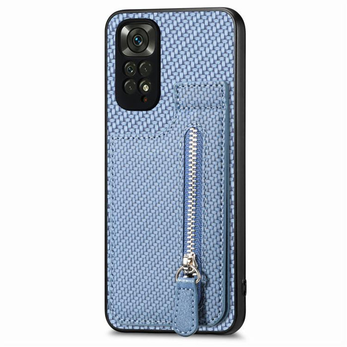 Estuche para teléfono con cremallera vertical de fibra de carbono, For Redmi 15C 5G / 4G Glodal 171mm, For Xiaomi 15T, For Redmi K80 Pro / Poco F7 Ultra, For Redmi K80 / Poco F7 Pro, For Redmi Turbo 4, For Xiaomi Poco X7 Pro, For Redmi Note 12 5G      ...