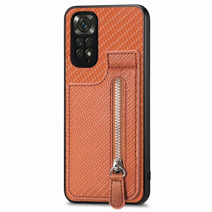 Estuche para teléfono con cremallera vertical de fibra de carbono, For Redmi 15C 5G / 4G Glodal 171mm, For Xiaomi 15T, For Redmi K80 Pro / Poco F7 Ultra, For Redmi K80 / Poco F7 Pro, For Redmi Turbo 4, For Xiaomi Poco X7 Pro, For Redmi Note 12 5G      ...