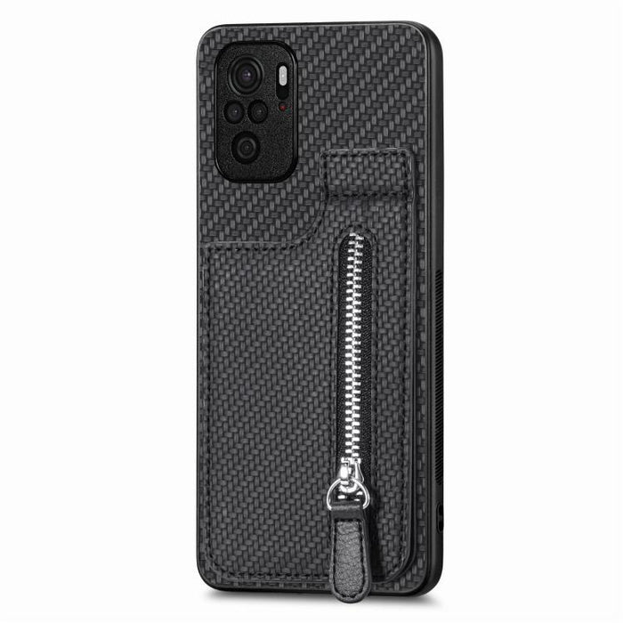 Estuche para teléfono con cremallera vertical de fibra de carbono, For Redmi 15C 5G / 4G Glodal 171mm, For Xiaomi 15T, For Redmi K80 Pro / Poco F7 Ultra, For Redmi K80 / Poco F7 Pro, For Redmi Turbo 4, For Xiaomi Poco X7 Pro, For Redmi Note 12 5G      ...