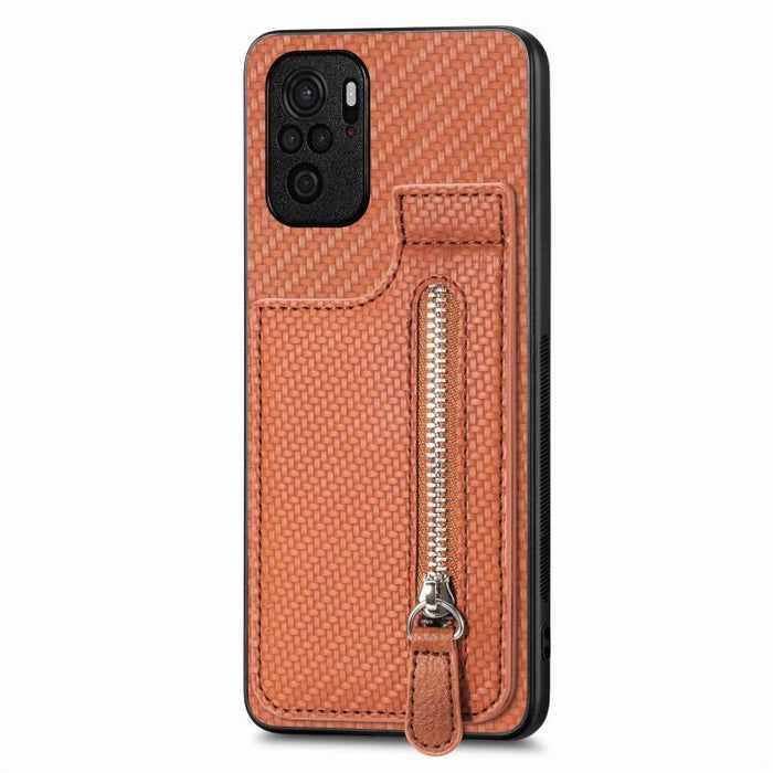 Estuche para teléfono con cremallera vertical de fibra de carbono, For Redmi 15C 5G / 4G Glodal 171mm, For Xiaomi 15T, For Redmi K80 Pro / Poco F7 Ultra, For Redmi K80 / Poco F7 Pro, For Redmi Turbo 4, For Xiaomi Poco X7 Pro, For Redmi Note 12 5G      ...