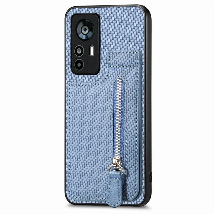 Estuche para teléfono con cremallera vertical de fibra de carbono, For Redmi 15C 5G / 4G Glodal 171mm, For Xiaomi 15T, For Redmi K80 Pro / Poco F7 Ultra, For Redmi K80 / Poco F7 Pro, For Redmi Turbo 4, For Xiaomi Poco X7 Pro, For Redmi Note 12 5G      ...