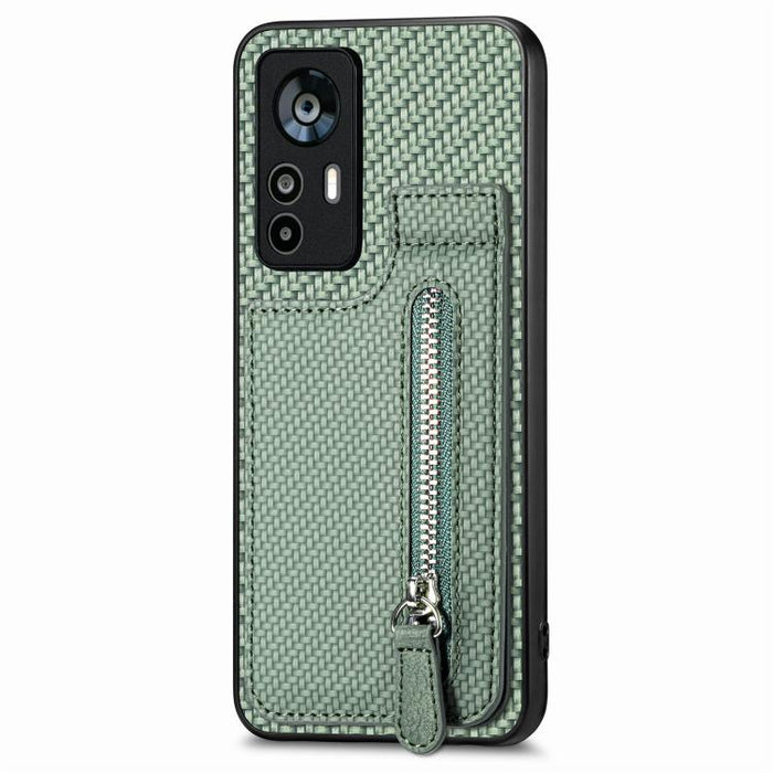 Estuche para teléfono con cremallera vertical de fibra de carbono, For Redmi 15C 5G / 4G Glodal 171mm, For Xiaomi 15T, For Redmi K80 Pro / Poco F7 Ultra, For Redmi K80 / Poco F7 Pro, For Redmi Turbo 4, For Xiaomi Poco X7 Pro, For Redmi Note 12 5G      ...