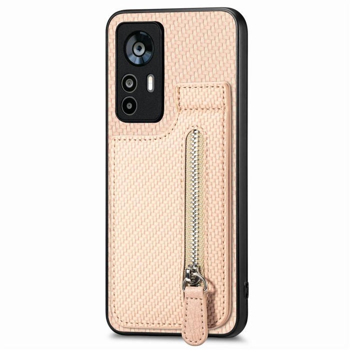 Estuche para teléfono con cremallera vertical de fibra de carbono, For Redmi 15C 5G / 4G Glodal 171mm, For Xiaomi 15T, For Redmi K80 Pro / Poco F7 Ultra, For Redmi K80 / Poco F7 Pro, For Redmi Turbo 4, For Xiaomi Poco X7 Pro, For Redmi Note 12 5G      ...