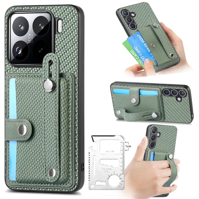 Muñequera Kickstand Wallet Back Phone Case con cuchillo de herramienta, For Redmi 15C 5G / 4G Global 171mm, For Xiaomi 15T, For Redmi K80 Pro / Poco F7 Ultra, For Redmi K80 / Poco F7 Pro, For Redmi Turbo 4, For Xiaomi Poco X7 Pro, For Xiaomi 15 Pro    ...