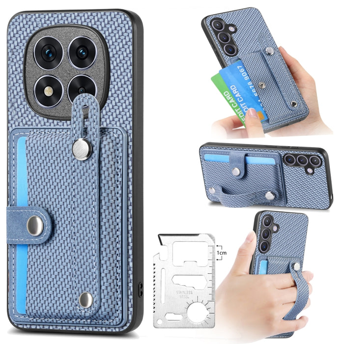Muñequera Kickstand Wallet Back Phone Case con cuchillo de herramienta, For Redmi 15C 5G / 4G Global 171mm, For Xiaomi 15T, For Redmi K80 Pro / Poco F7 Ultra, For Redmi K80 / Poco F7 Pro, For Redmi Turbo 4, For Xiaomi Poco X7 Pro, For Xiaomi 15 Pro    ...