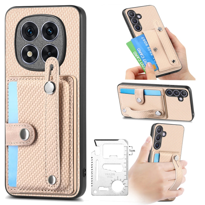 Muñequera Kickstand Wallet Back Phone Case con cuchillo de herramienta, For Redmi 15C 5G / 4G Global 171mm, For Xiaomi 15T, For Redmi K80 Pro / Poco F7 Ultra, For Redmi K80 / Poco F7 Pro, For Redmi Turbo 4, For Xiaomi Poco X7 Pro, For Xiaomi 15 Pro    ...