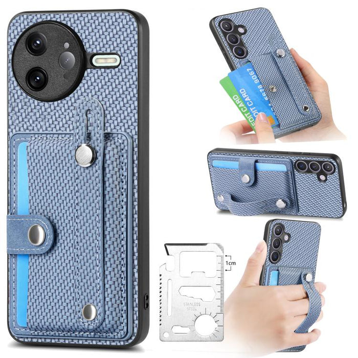 Muñequera Kickstand Wallet Back Phone Case con cuchillo de herramienta, For Redmi 15C 5G / 4G Global 171mm, For Xiaomi 15T, For Redmi K80 Pro / Poco F7 Ultra, For Redmi K80 / Poco F7 Pro, For Redmi Turbo 4, For Xiaomi Poco X7 Pro, For Xiaomi 15 Pro    ...