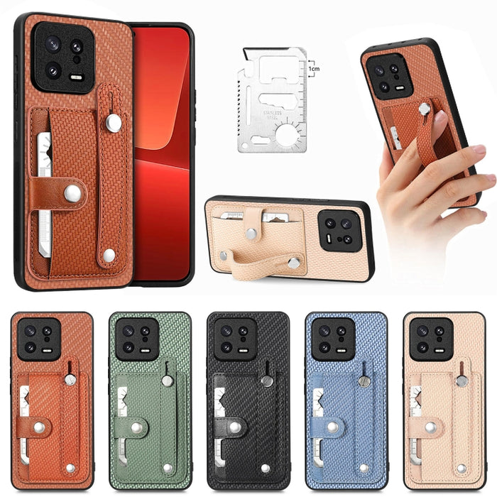 Muñequera Kickstand Wallet Back Phone Case con cuchillo de herramienta, For Xiaomi 11T, For Xiaomi 11 Lite, For Redmi Note 10 Pro, For Redmi Note 10, For Redmi Note 9S