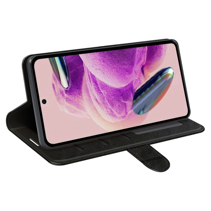 Estuche para teléfono de cuero con tapa horizontal con textura R64, For Redmi Note 12S