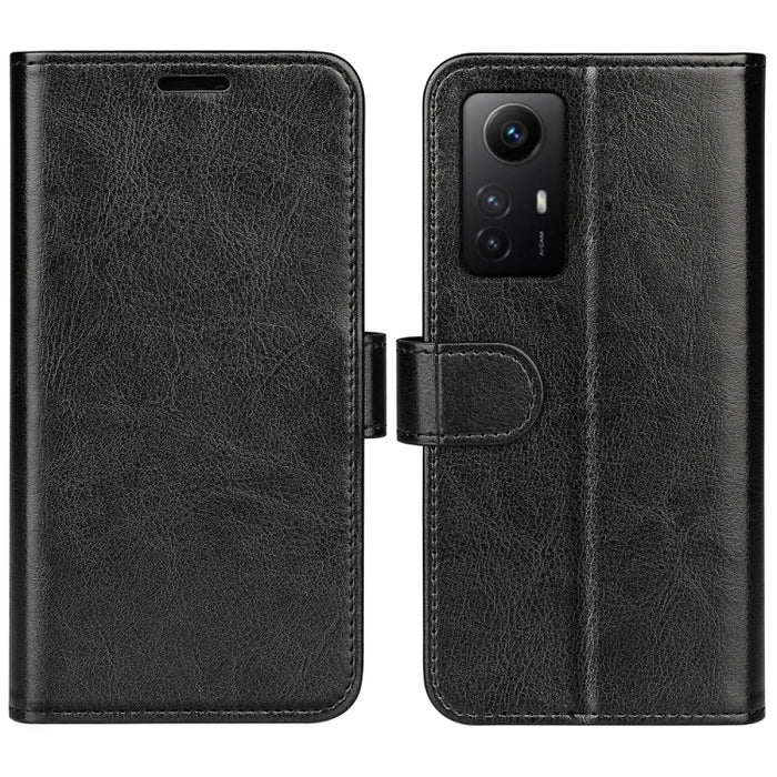 Estuche para teléfono de cuero con tapa horizontal con textura R64, For Redmi Note 12S
