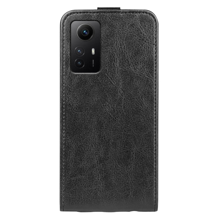 Estuche de cuero para teléfono con tapa vertical individual con textura R64, For Redmi Note 12S