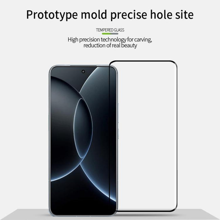 MOFI 9H 3D Película de vidrio templado doblado en caliente, For Xiaomi 15s Pro, For Xiaomi 15 Ultra, For Xiaomi 15 Pro, For Xiaomi 14 Ultra, For Xiaomi 14 Pro, For Xiaomi Redmi Note13 Pro+, For Xiaomi Civi 3, For Redmi Note 14 Pro 5G / 14 Pro+ 5G