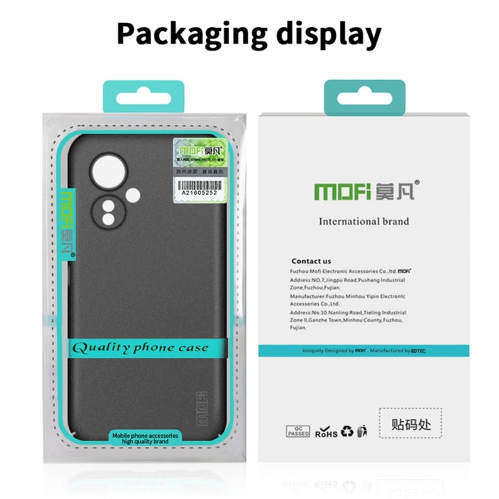 MOFI Fandun Series Frosted PC Estuche para teléfono todo incluido ultrafino, For Xiaomi Redmi Note 12 Turbo, For OPPO K11X 5G, For Xiaomi Redmi Note 12 Global