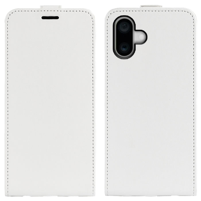 Estuche de cuero para teléfono con tapa vertical individual con textura R64