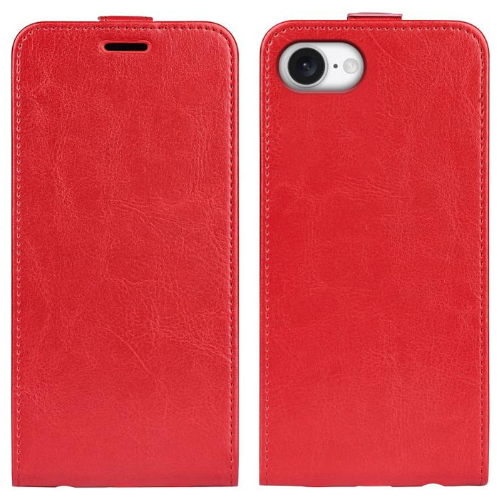 Estuche de cuero para teléfono con tapa vertical individual con textura R64