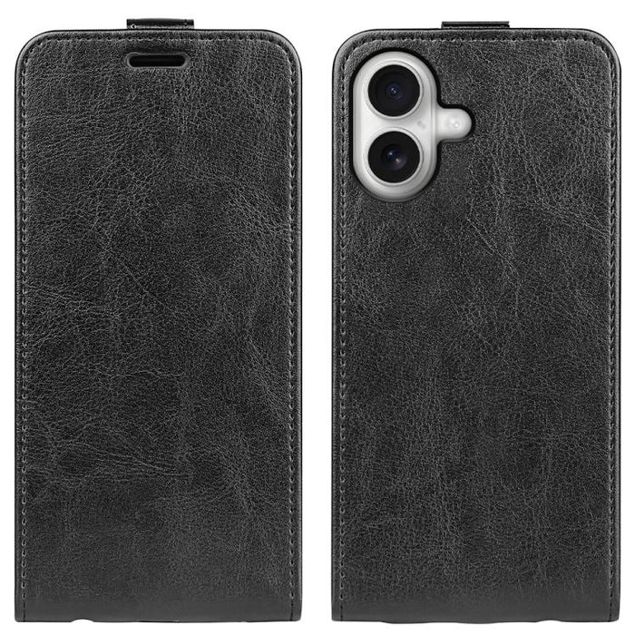Estuche de cuero para teléfono con tapa vertical individual con textura R64