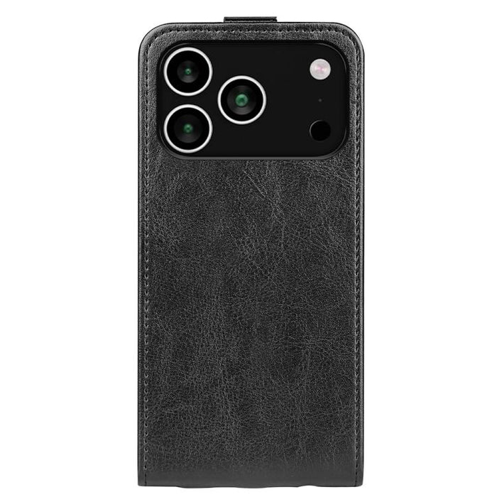 Estuche de cuero para teléfono con tapa vertical individual con textura R64
