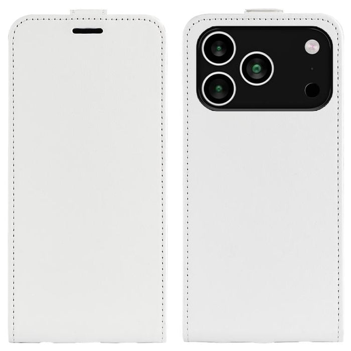 Estuche de cuero para teléfono con tapa vertical individual con textura R64