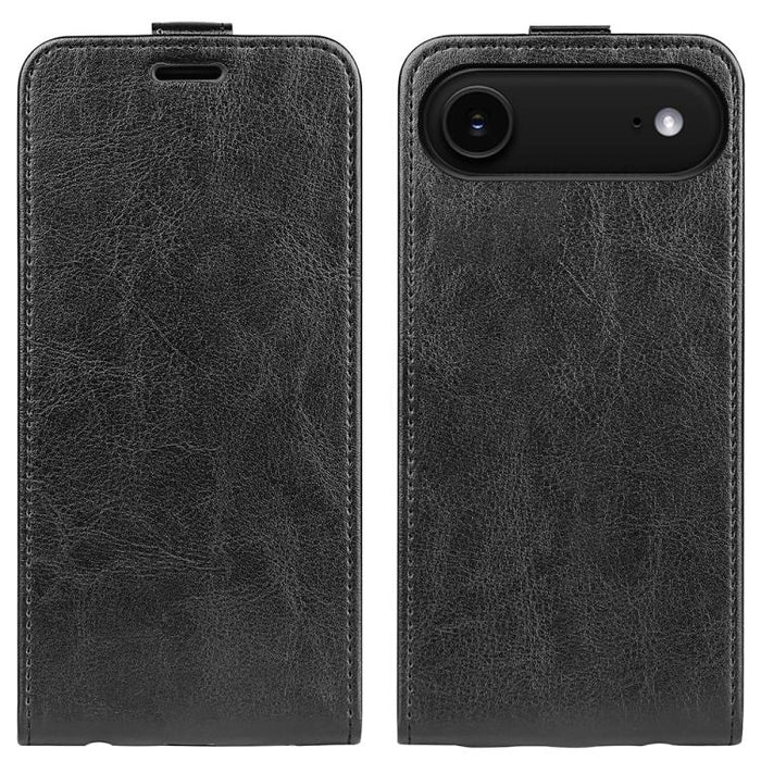 Estuche de cuero para teléfono con tapa vertical individual con textura R64